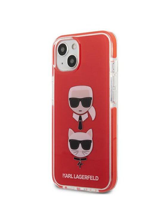 KARL LAGERFELD KARL LAGERFELD Etui na telefon iPhone 13 Mini Czerwony