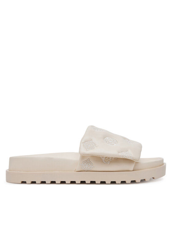 Damskie Klapki Guess, Rozmiar 37, Beżowe, FLJFA2ELE19
