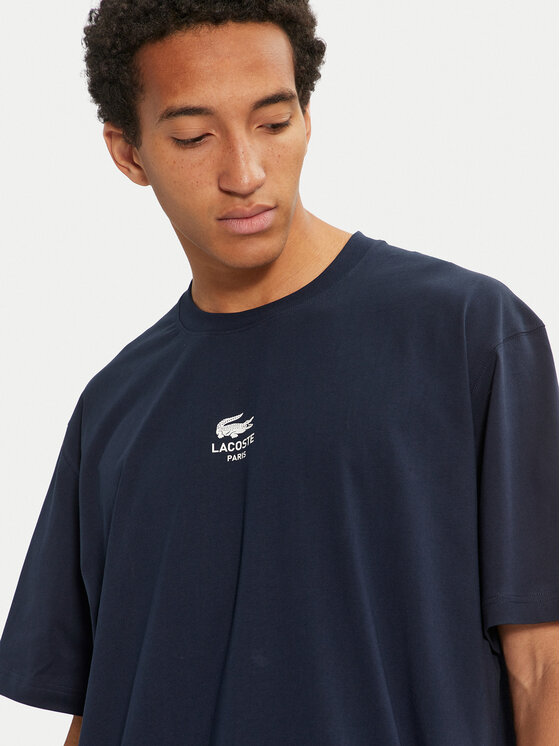 Lacoste Lacoste T-shirt TH2739 Blu scuro Classic Fit
