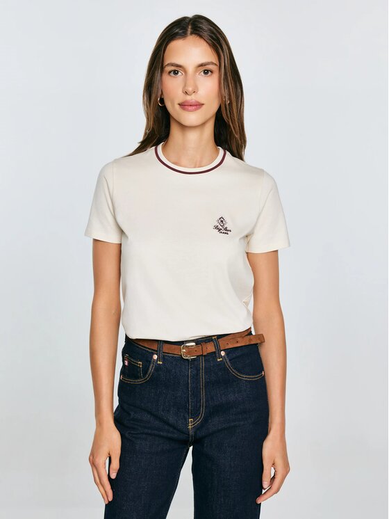 BIG STAR Damski T-Shirt, rozmiar XS, Biały, LEMORSE/103/150