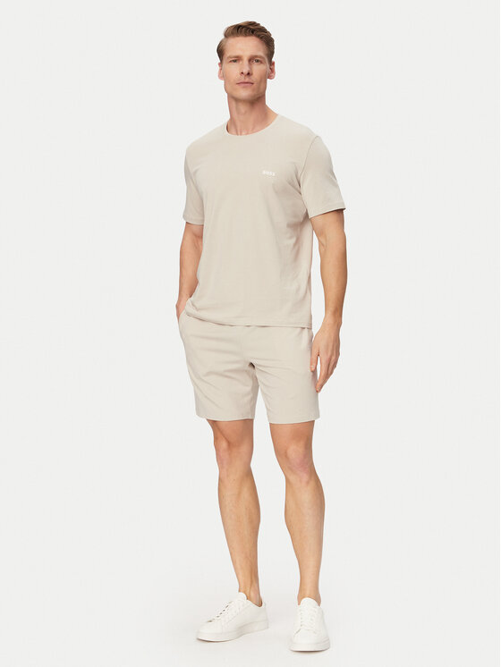 BOSS BOSS Футболка Mix&Match 50515312 Світло-бежевий Regular Fit