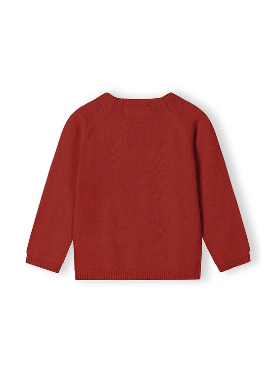MINOTI MINOTI Sweter 11JUMPER 3 Czerwony Regular Fit