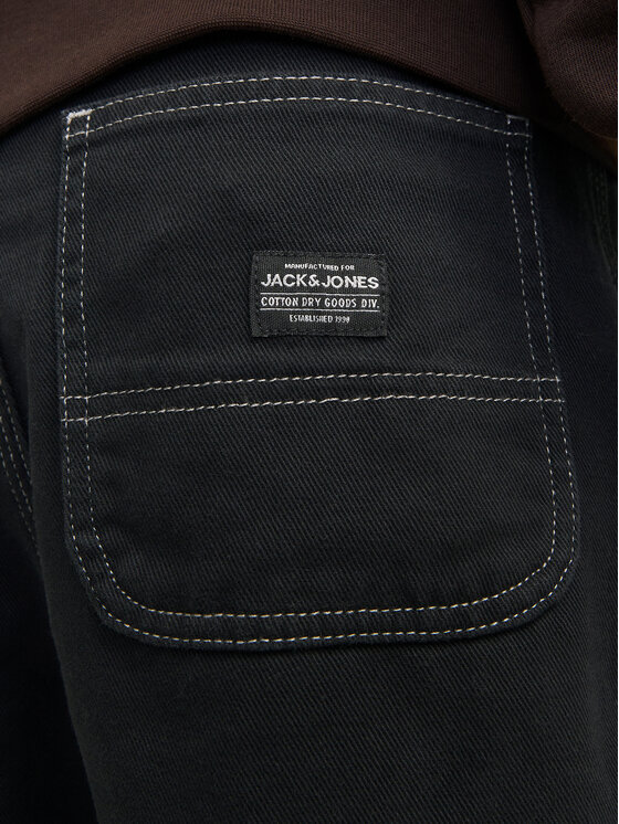 Jack&Jones Junior Jack&Jones Junior Штани з тканини Bill 12273943 Чорний Baggy Fit