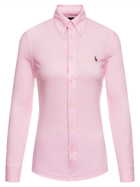 Polo Ralph Lauren Polo Ralph Lauren Košulja Heidi 211664427002 Ružičasta Slim Fit