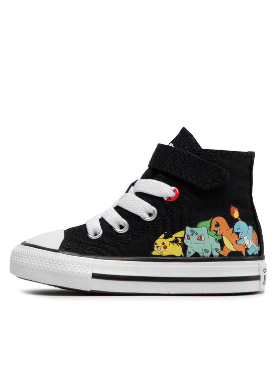 Converse Converse Tornacipő POKEMON Chuck Taylor All Star Hi A01229C Fekete