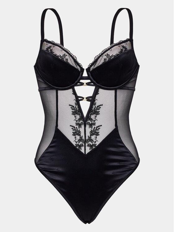 Guess Guess Боди O3GM08 WFAO0 Черен Slim Fit