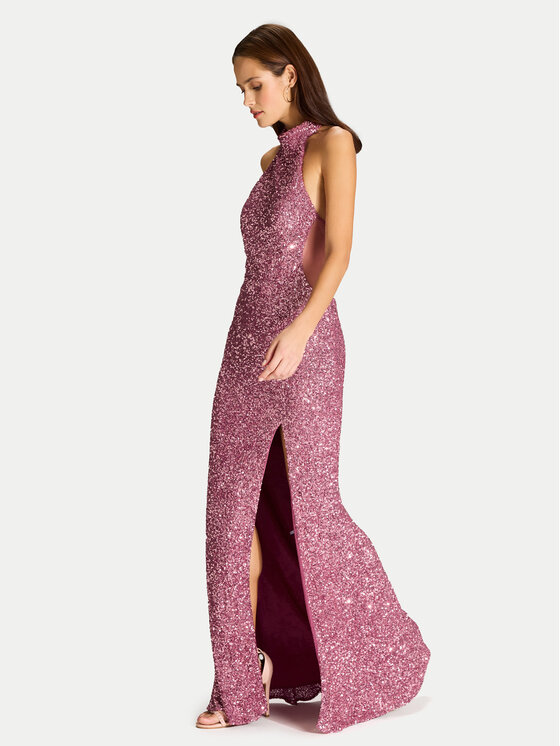 Hey Kyla Hey Kyla Večerné šaty 5AJ006HK Ružová Slim Fit