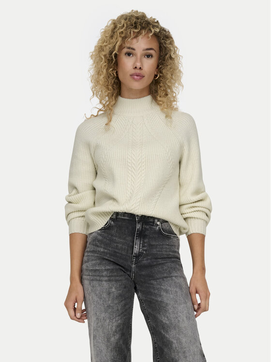 ONLY ONLY Golfas Katia 15324678 Écru Regular Fit