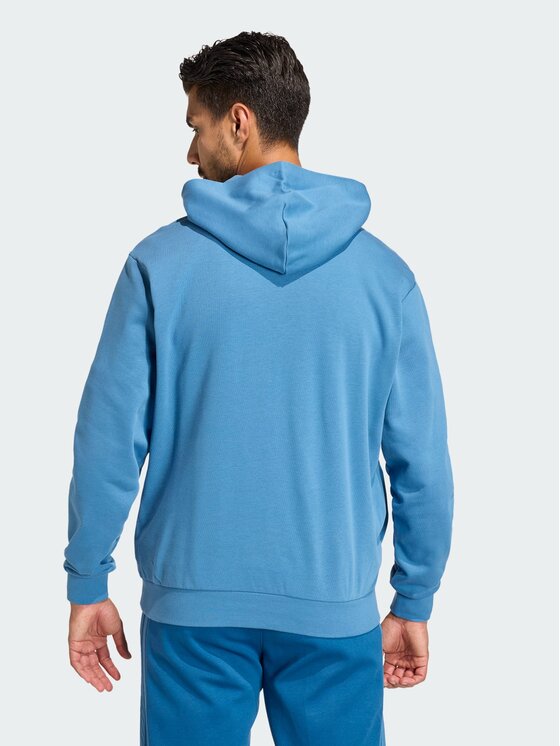 adidas adidas Bluza FFR HOODY Błękitny Regular Fit