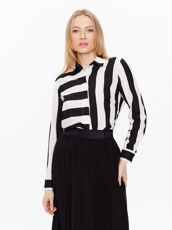 DKNY Cămașă P8RM6501 Negru Regular Fit