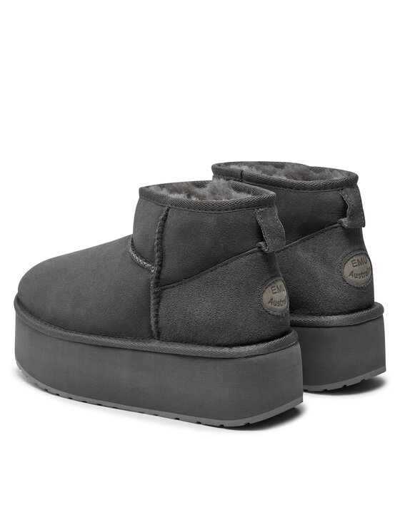 EMU Australia EMU Australia Škornji za sneg Stinger Micro Flatform W13082 Siva