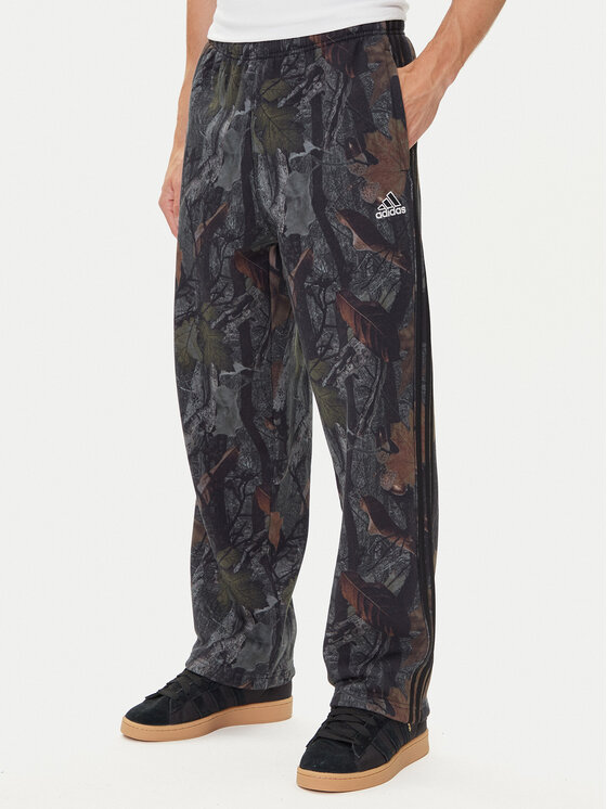 adidas Spodnie dresowe Camo JY2773 Szary Loose Fit