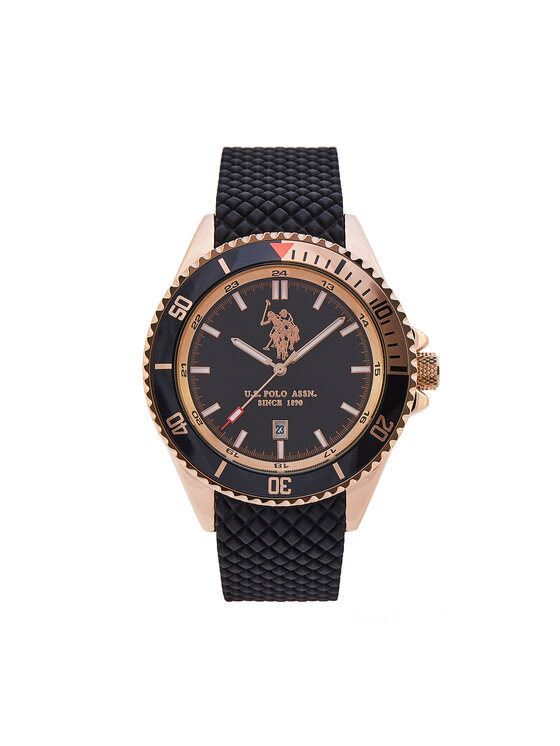 U.S. Polo Assn. Uhr Spencer USP7221RG Schwarz Modivo