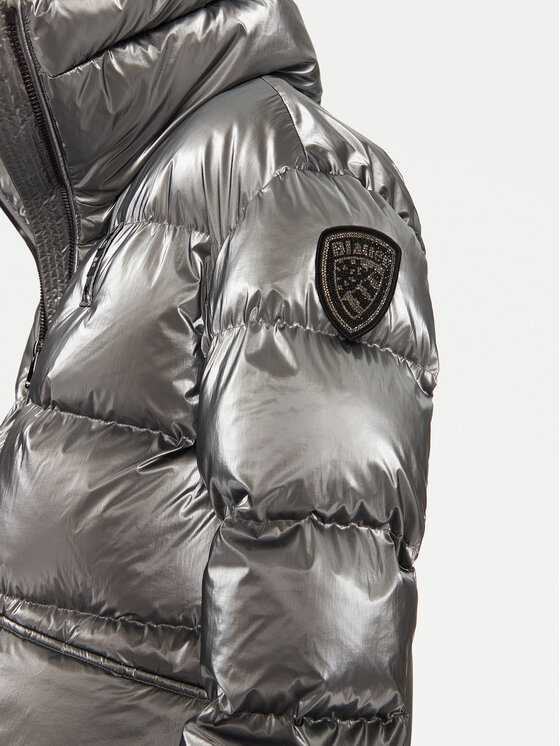 Blauer Blauer Žieminė striukė 24WBLDC02250 Sidabrinė Regular Fit