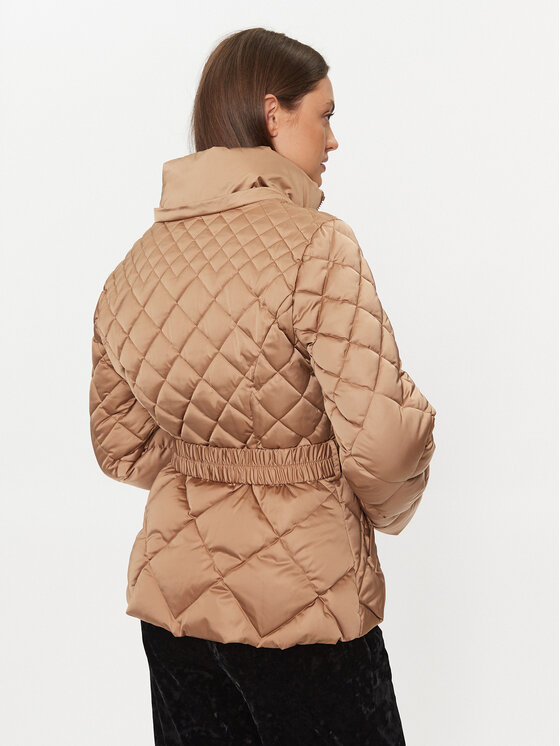 Guess Guess Пухено яке W3BL35 WEX52 Бежов Regular Fit
