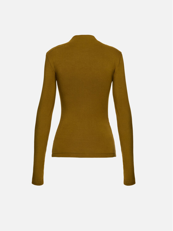 La Mania La Mania Bluzka SANNE Zielony Basic Fit
