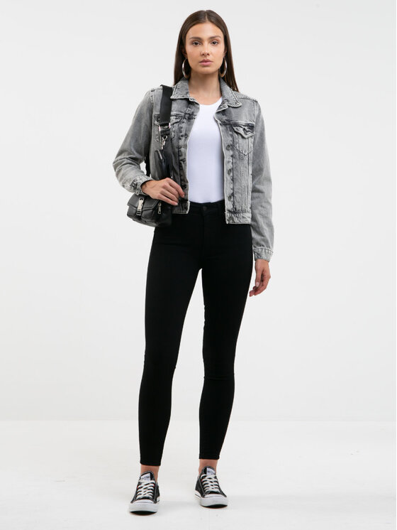 BIG STAR BIG STAR Jeansy MELINDA HIGH WAIST_915_190 Czarny Curvy Fit