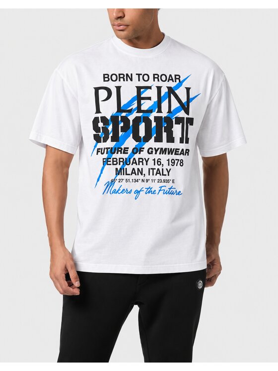 Plein Sport Plein Sport T-Shirt 32331 Biały Regular Fit