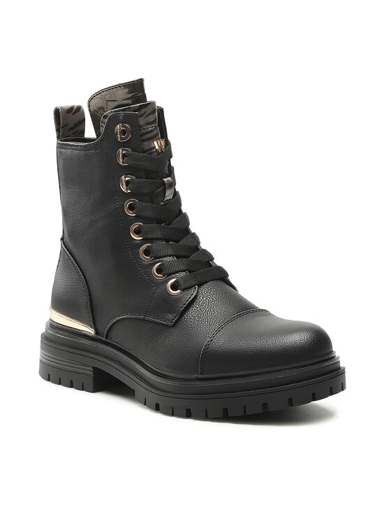 Wrangler Wrangler Ботильйони Courtney Safari Lace WL22610A Чорний