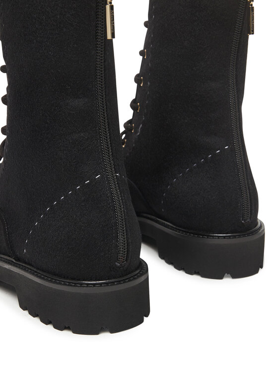 Max Mara Max Mara Черевики Bakerzipwk 25247960126 Чорний