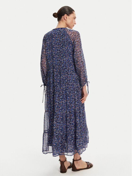 Pepe Jeans Pepe Jeans Každodenní šaty Ariana PL953631 Modrá Regular Fit