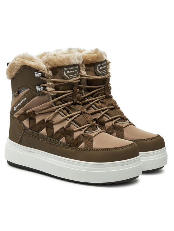 ALPINE PRO ALPINE PRO Μπότες Χιονιού Ikeda brLBTD537910 Καφέ