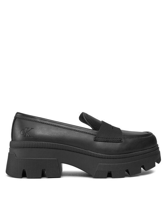 Calvin Klein Jeans Loaferice Chunky Combat Loafer Wn YW0YW01120 Crna