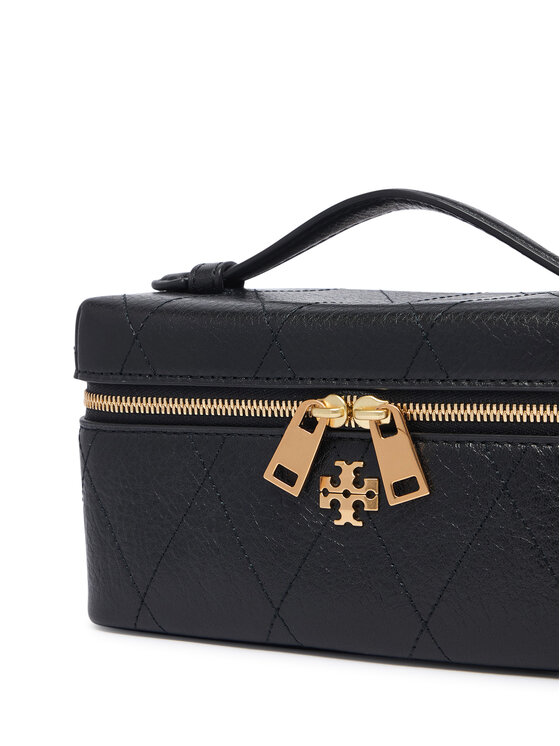 Tory Burch Tory Burch Ročna torba Charlie Quilted East-West 186036 Črna