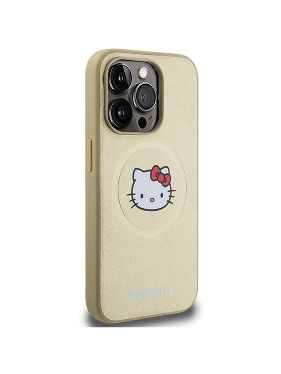 Hello Kitty Hello Kitty Etui na telefon iPhone 13 Pro Max Złoty