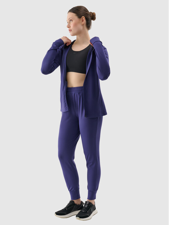 4F 4F Spodnie dresowe BASIC+ Granatowy Regular Fit