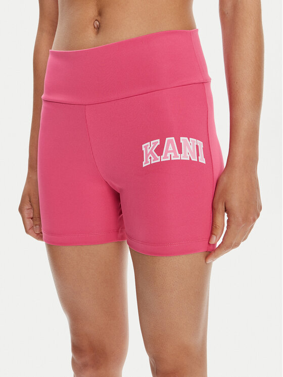 Karl Kani Karl Kani Pantaloncini sportivi Small Serif 6113120 Rosa Slim Fit