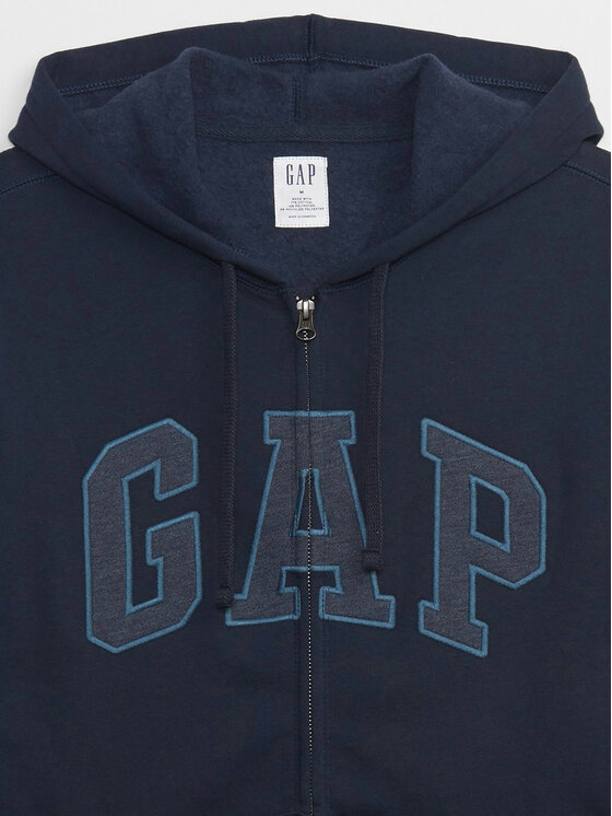 Gap Gap Majica dugih rukava 499917-03 Tamnoplava Regular Fit