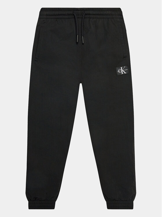 Calvin Klein Jeans Calvin Klein Jeans Παντελόνι φόρμας Mix Media IB0IB01934 Μαύρο Regular Fit