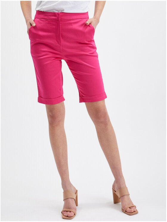 Orsay Orsay Szorty 357035307000__38 Różowy Regular Fit
