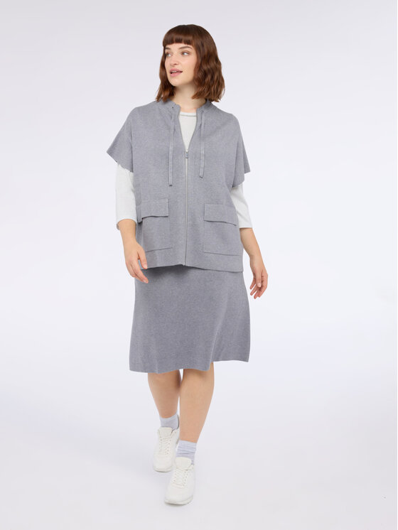 Fiorella Rubino Fiorella Rubino Cardigan M784E001962N013 Grigio Regular Fit
