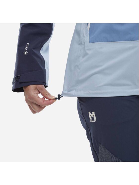 Millet Millet Kurtka przeciwdeszczowa Kamet Gtx Jkt W Niebieski Active Fit