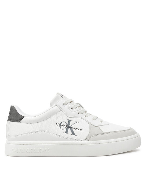 Sneakers Calvin Klein Jeans Classic Cupsole Low Lth Ml YM0YM00885 Alb