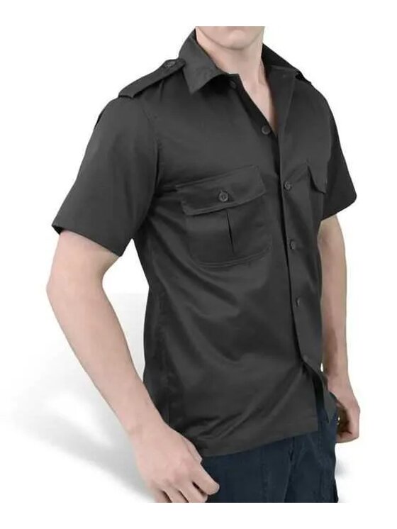 Brandit Brandit Koszula 4101.2.7XL Czarny Regular Fit
