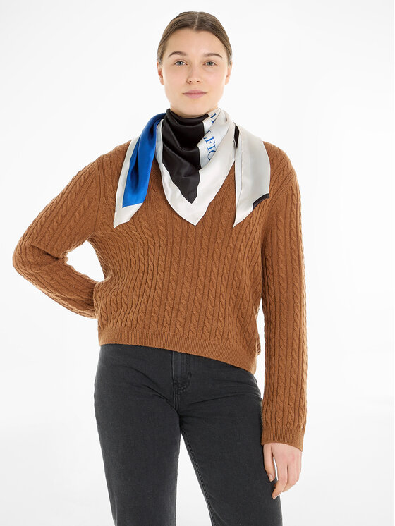 Tommy Hilfiger Tommy Hilfiger Rätt Th Evening Big Satin AW0AW15919 Sinine