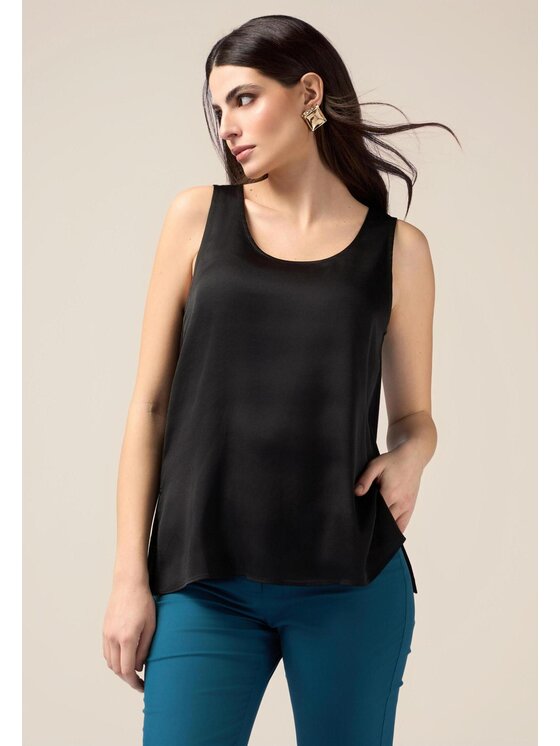 Oltre Oltre T-Shirt G016J103986N033 Czarny Regular Fit