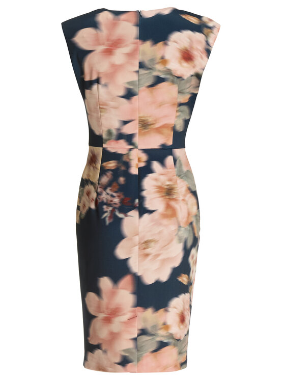 Swing Swing Kokteilinė suknelė 5AK14700 Tamsiai mėlyna Regular Fit