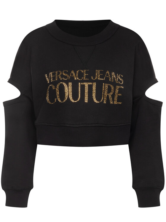 Versace Jeans Couture Versace Jeans Couture Pulóver B6HVA74T Fekete Regular Fit