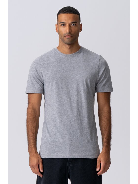 TeeShoppen TeeShoppen T-Shirt Organiczna koszulka Szary Regular Fit