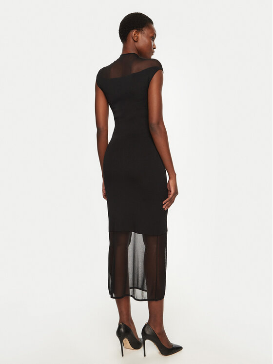 Calvin Klein Calvin Klein Sukienka codzienna K20K207919 Czarny Regular Fit