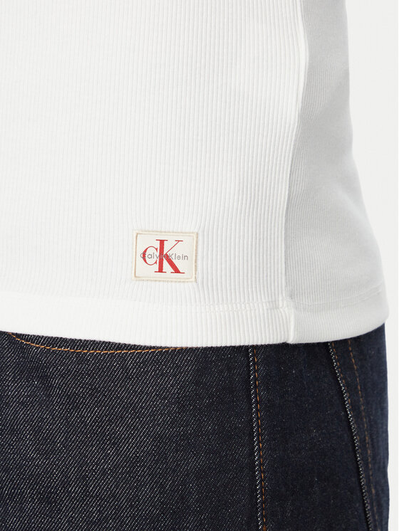 Calvin Klein Jeans Calvin Klein Jeans T-Shirt LV04RG214G Biały Slim Fit