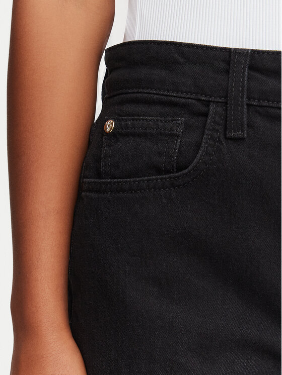 Guess Guess Jeansy W6YA3J D1544 Czarny Tapered Leg