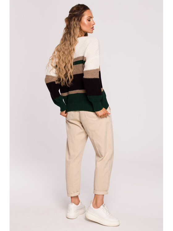 Made of Emotion Made of Emotion Sweter M686 Zielony