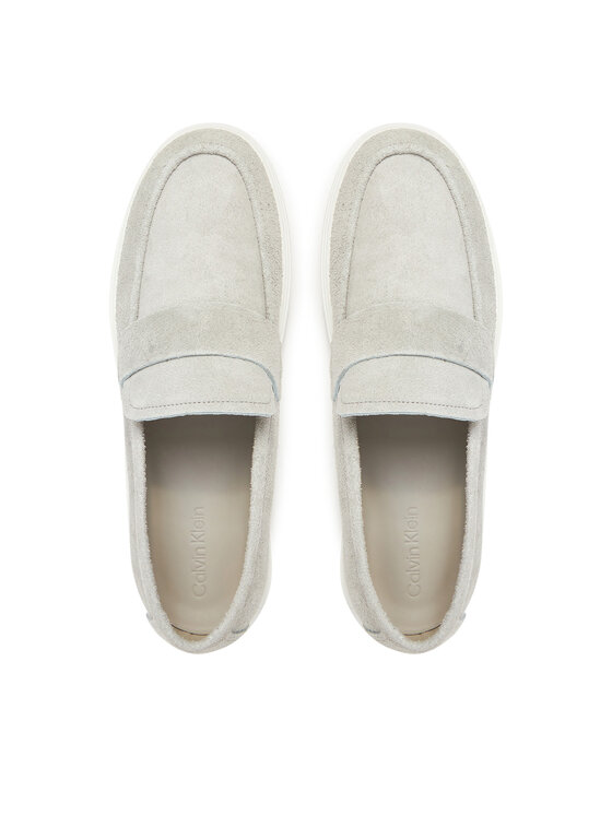 Calvin Klein Calvin Klein Mokassins Moccasin Sue Unlined HM0HM01819 Grau