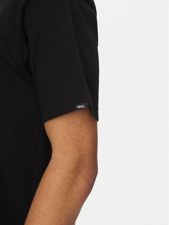 Vans Vans Футболка Left Chest II VN000P1P Чорний Loose Fit