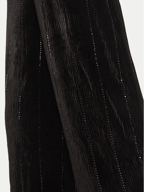 Fracomina Fracomina Spodnie palazzo FR24WV3014J461R9 Czarny Wide Leg